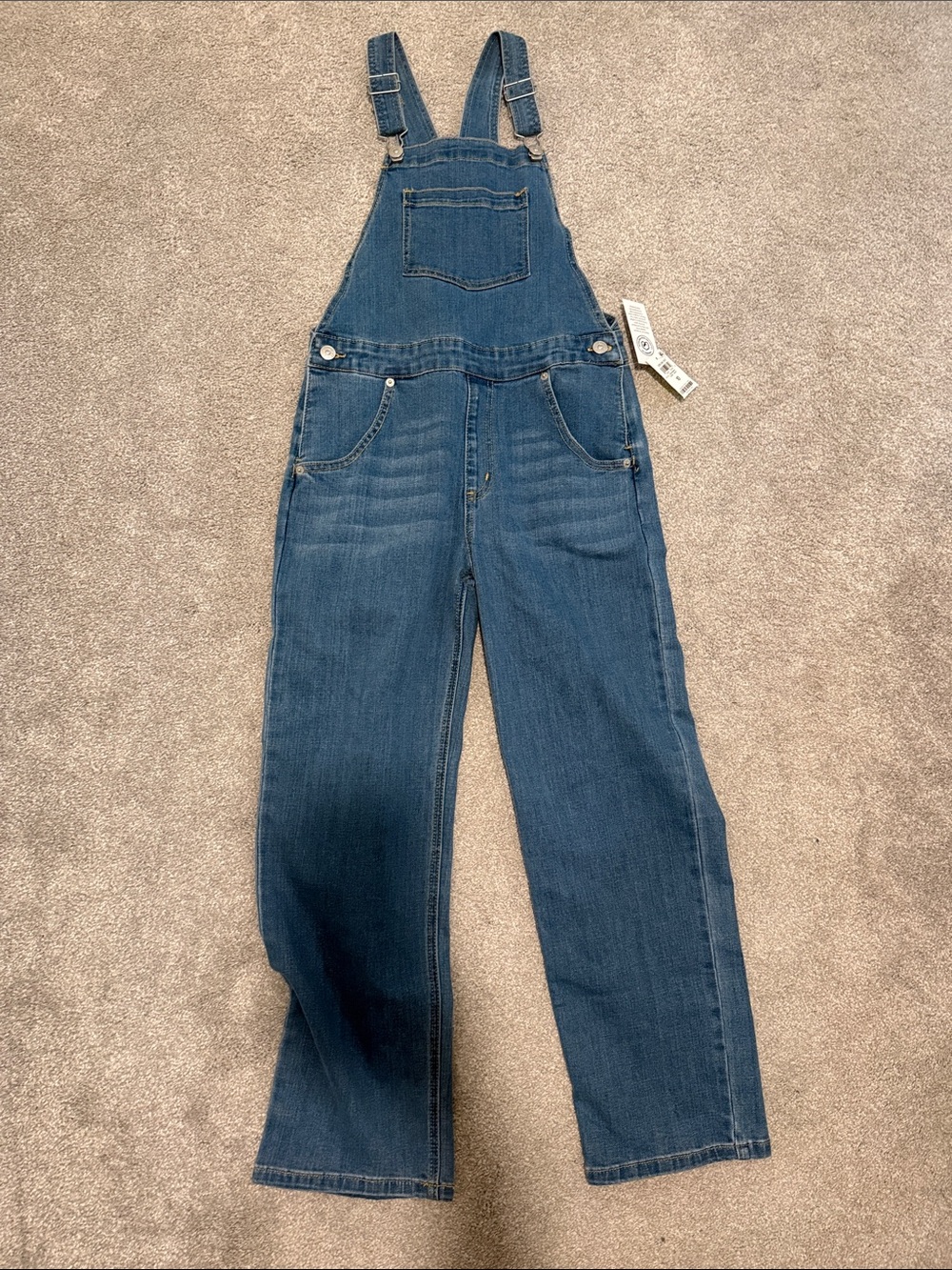 Epic thread Medium Wash Denim Overalls - Blue size 10